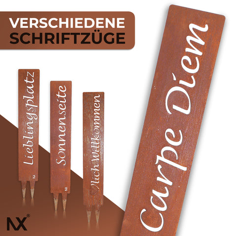 NX® Carpe Diem - Stecker Edelrostoptik