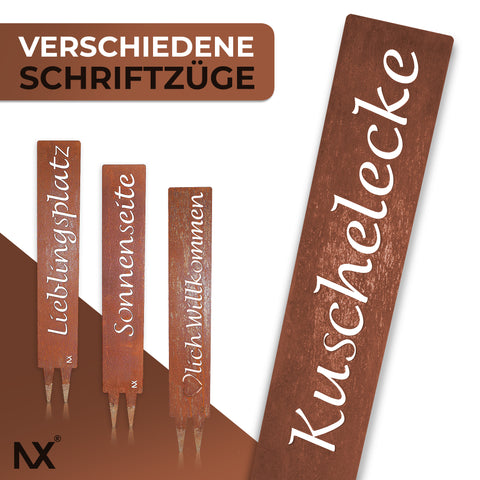 NX® Kuschelecke - Stecker Edelrostoptik
