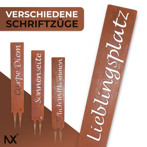 NX® Lieblingsplatz - Stecker Edelrostoptik