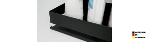 NX® Badkorb Selbstklebend aus Edelstahl - Schwarz
