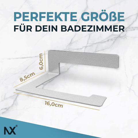 NX® Toilettenpapierhalter Selbstklebend aus Edelstahl- 16cm